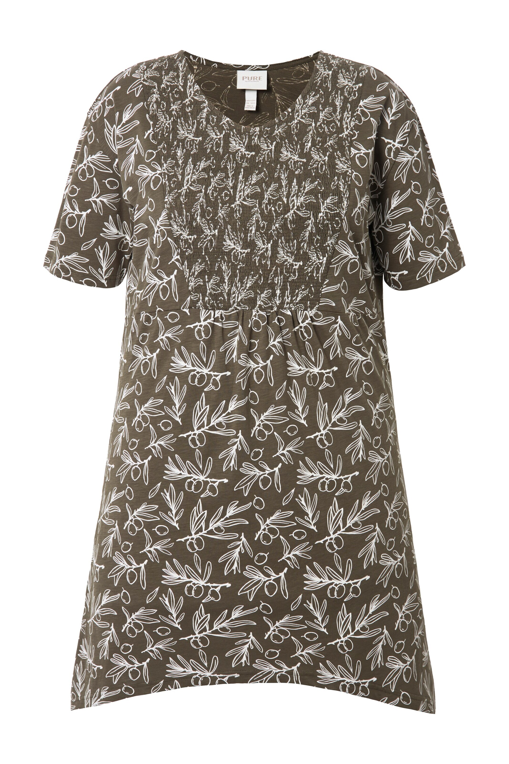 Ulla Popken Shirt in Green: front