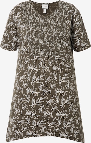 Ulla Popken Shirt in Green: front