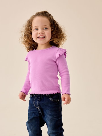 Next Shirt in Lila: Vorderseite