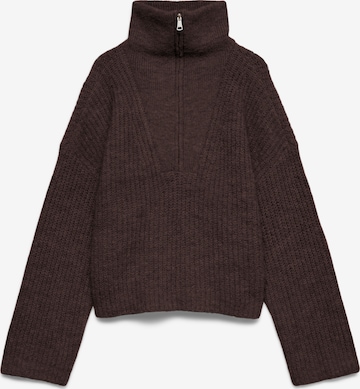 Vero Moda Petite Neulepaita 'VMNOLAN' värissä ruskea: etupuoli