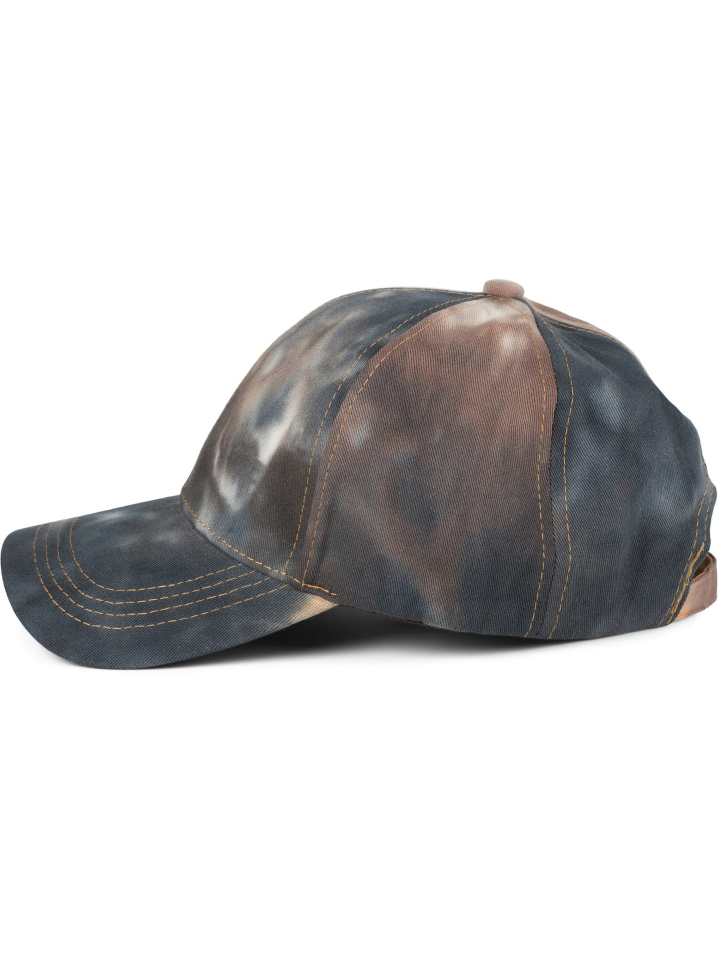 styleBREAKER Cap 'Baseballcap mit Batik Muster' in Orange