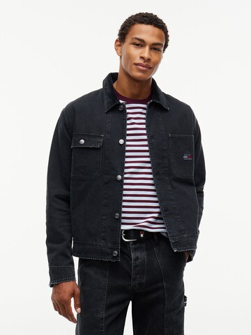 Tommy Jeans Átmeneti dzseki - fekete: elől