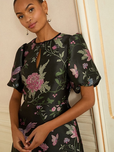 Abito love & roses di colore verde / rosa / nero, Visualizzazione prodotti