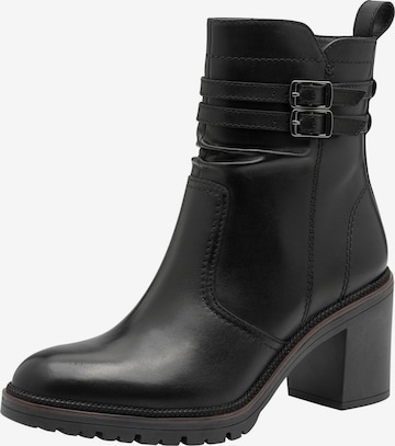 Bottines Tamaris en noir : devant
