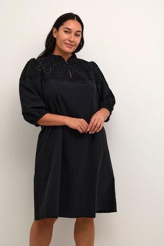 Robe 'jas' KAFFE CURVE en noir : devant