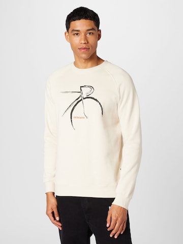 DEDICATED. Sweatshirt in Beige: front