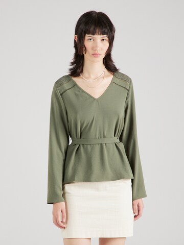 ABOUT YOU Blouse 'Julika' in Groen: voorkant