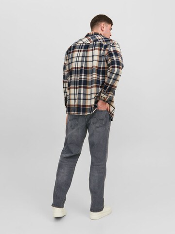 Jack & Jones Plus Zúžený Džíny 'JJIMike JJOriginal' – černá