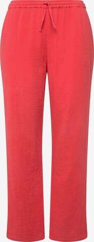 Ulla Popken Loose fit Pants in Orange: front