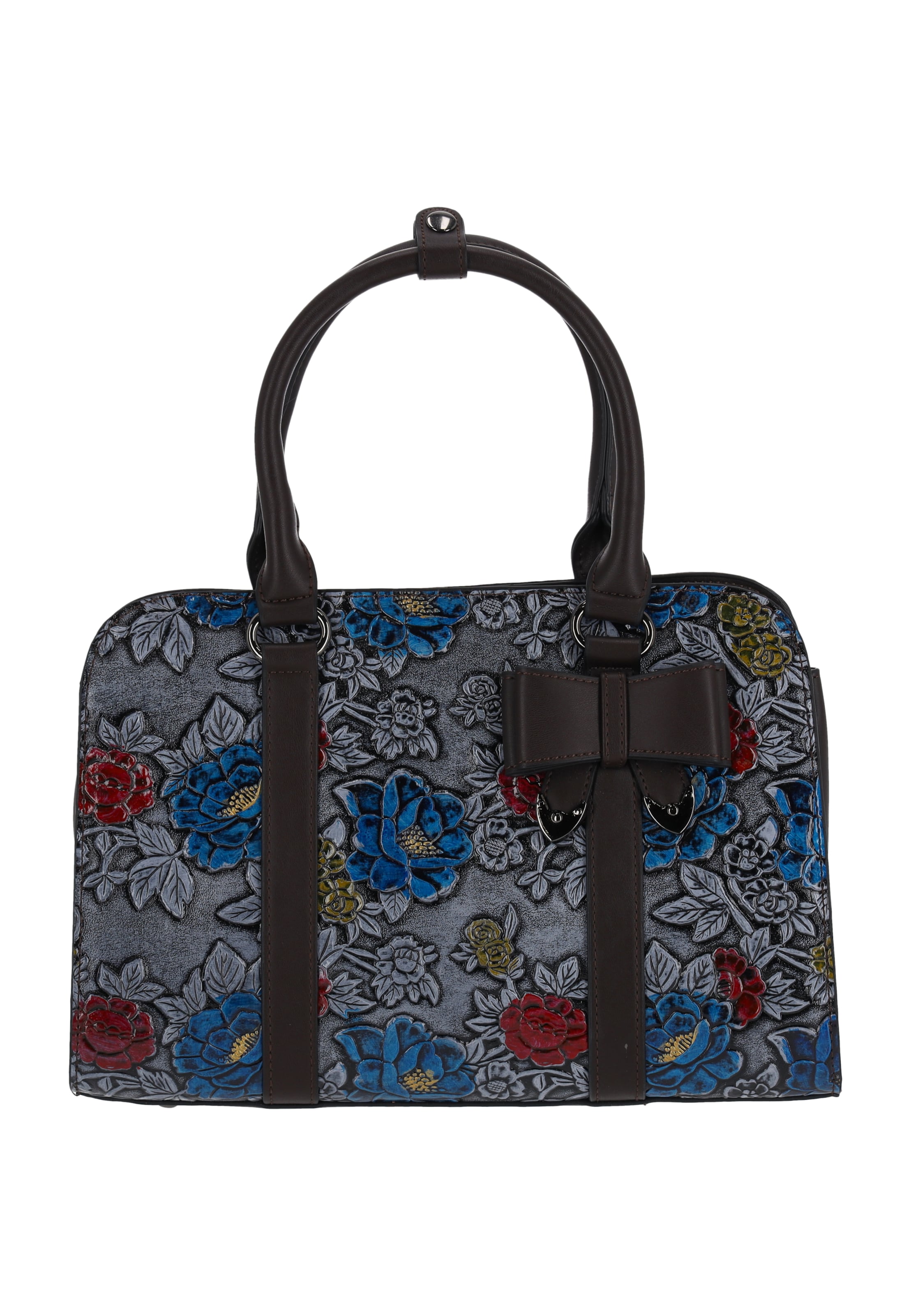 Gaya - Bolso de mano en azul: frente