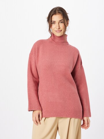 ABOUT YOU Sweater 'Tia' in Pink: front