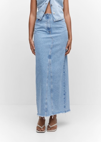 MANGO Rok 'Frankie' in Blauw: voorkant