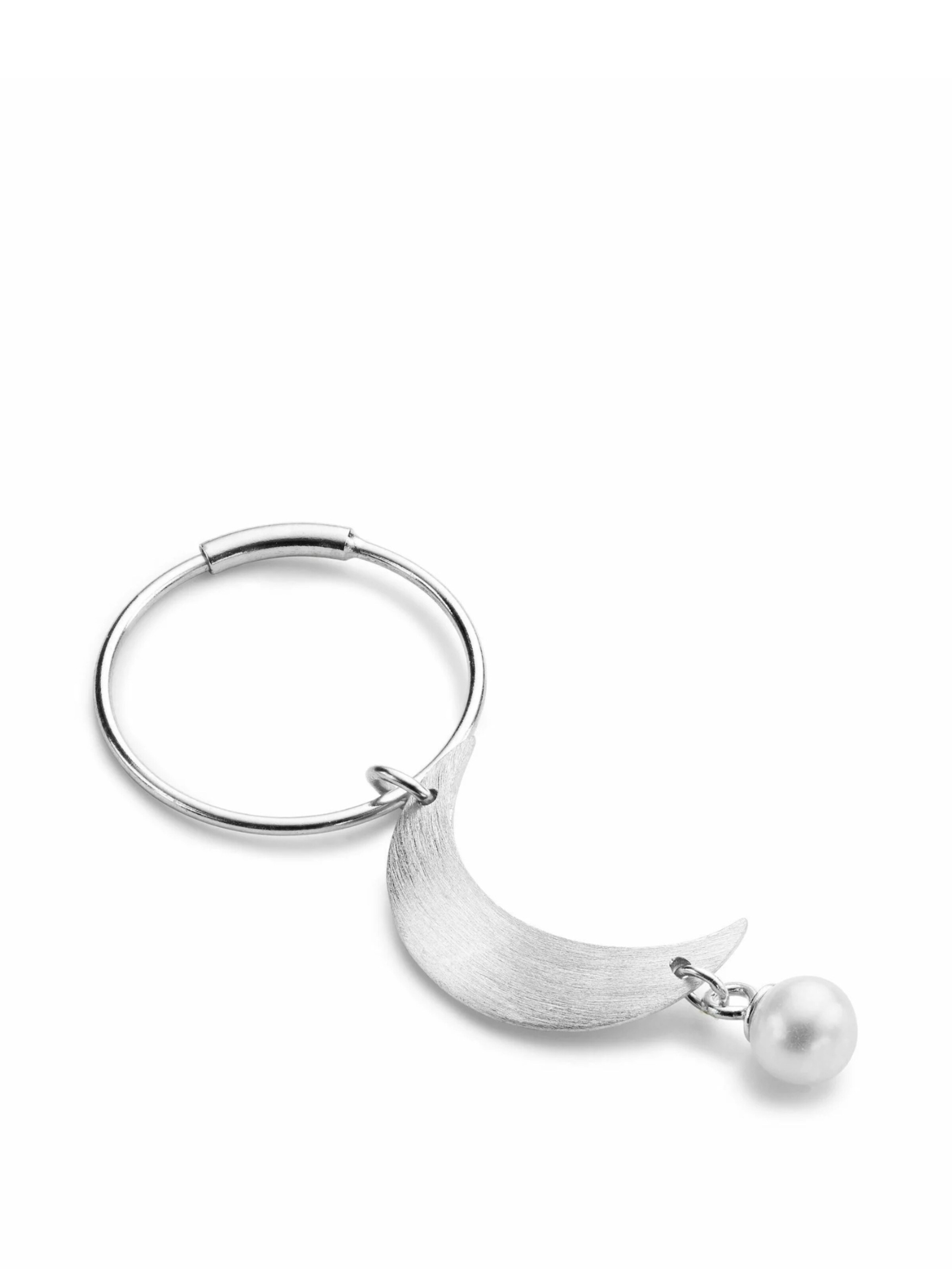 Jane Kønig Ohrring 'Half Moon' in Silber