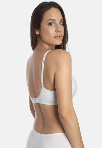 sassa T-shirt Bra 'LOVELY SECRET' in White