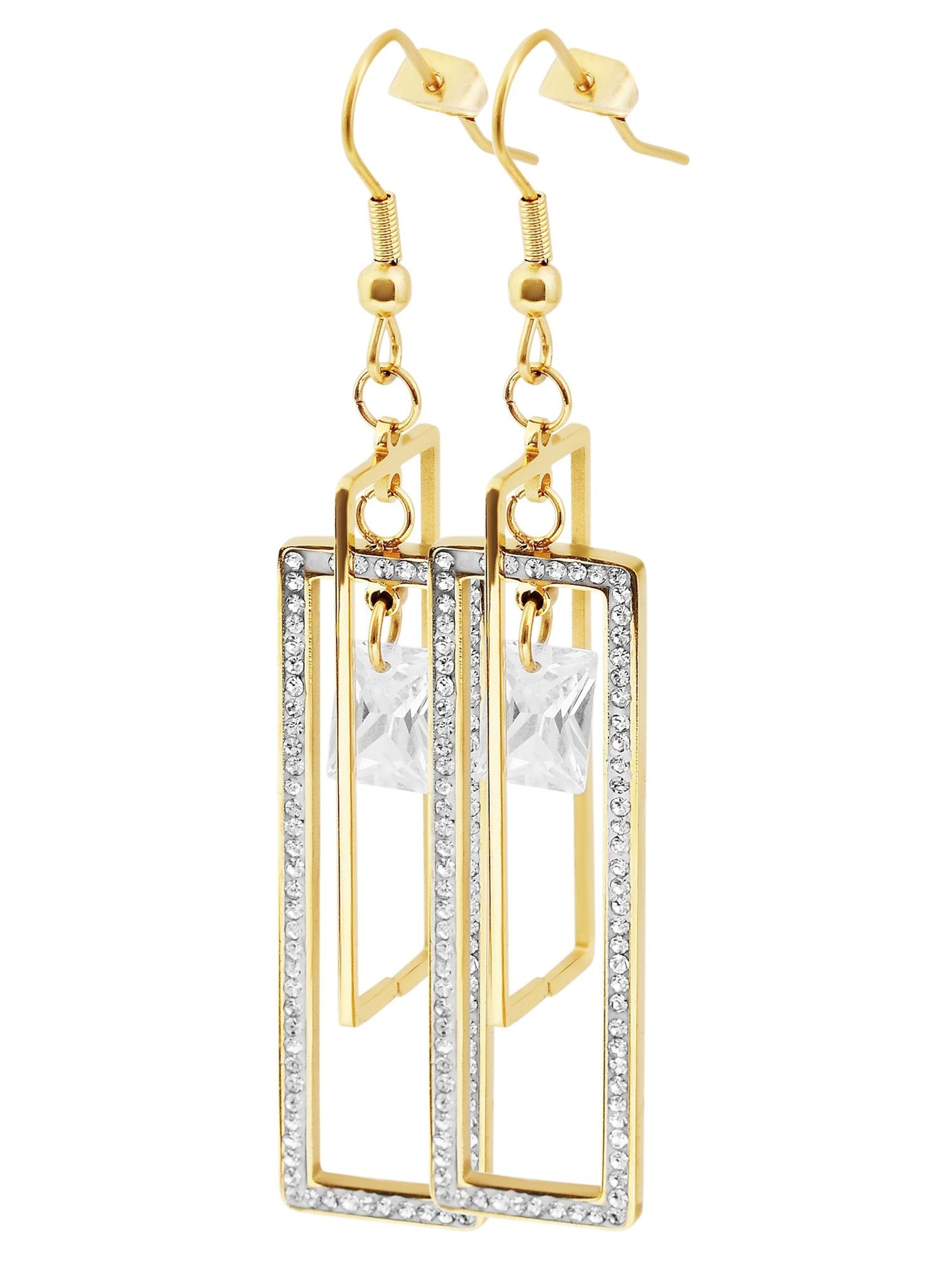 Akzent Ohrringe 'Aylin, langlebig'‌‌ in Gold
