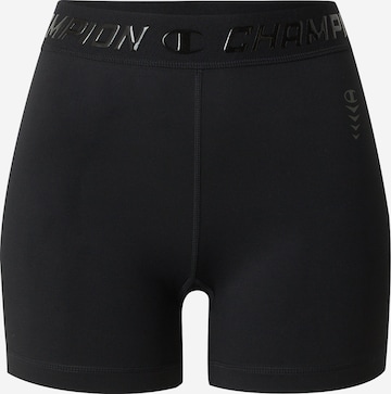 Skinny Pantaloni sport de la Champion Authentic Athletic Apparel pe negru: față