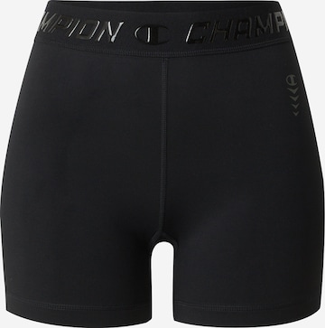 Skinny Pantaloni sportivi di Champion Authentic Athletic Apparel in nero: frontale