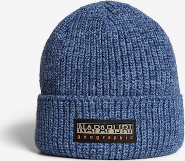 NAPAPIJRI Beanie in Blue: front