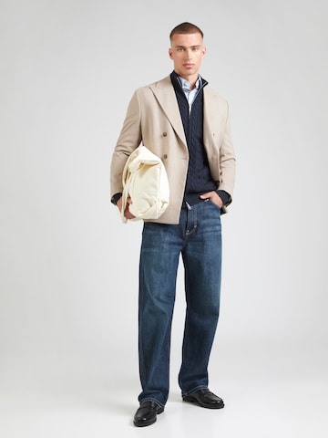 GANT Knit cardigan in Blue