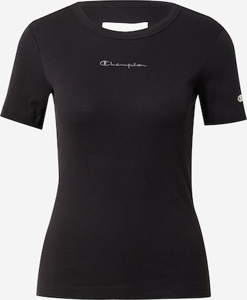 Champion Authentic Athletic Apparel - Camiseta en negro: frente