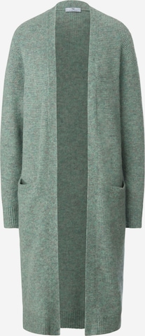 Peter Hahn Knit Cardigan in Green: front