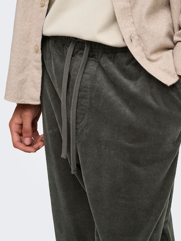 Loosefit Pantaloni di Only & Sons in verde