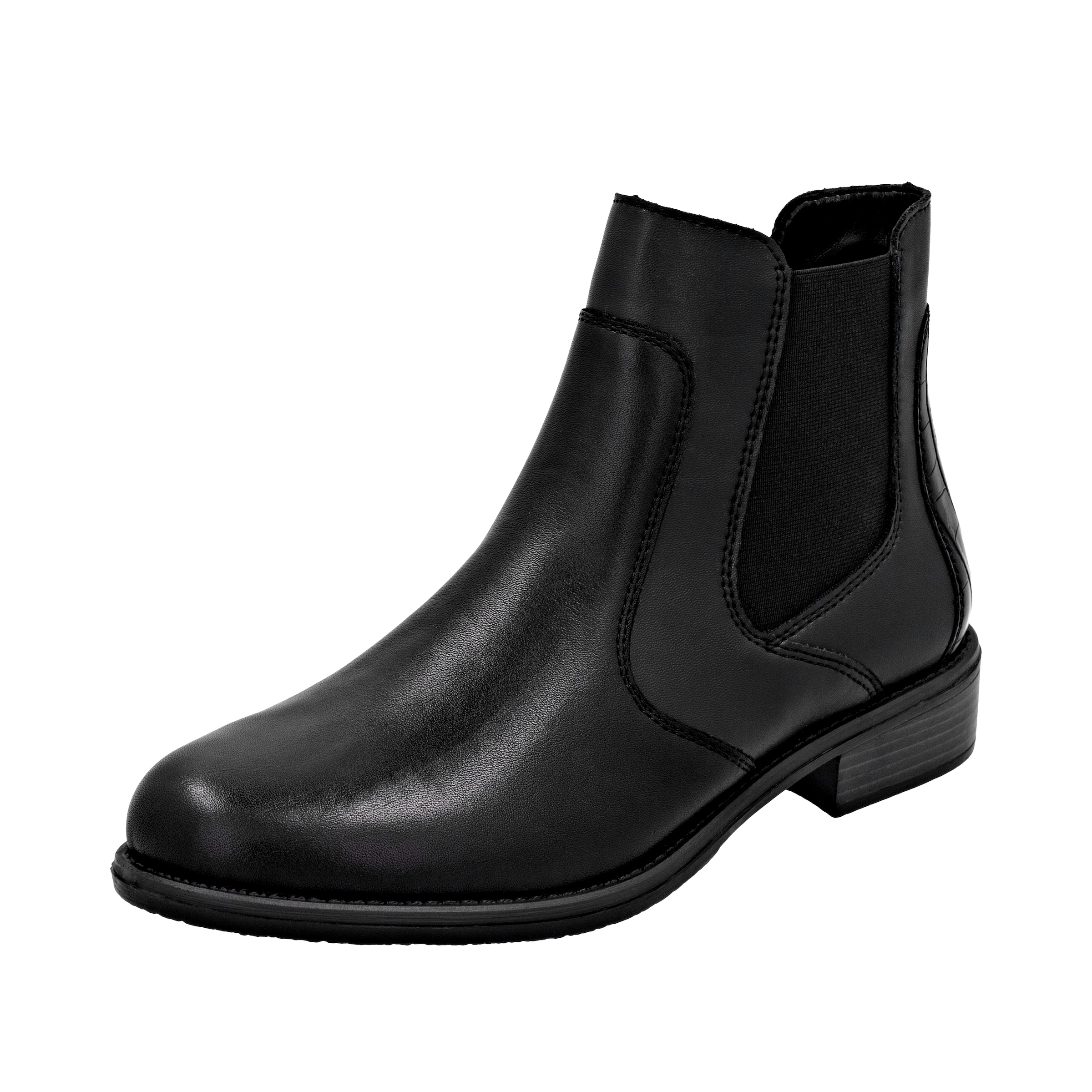 Boots chelsea di REMONTE in nero: frontale