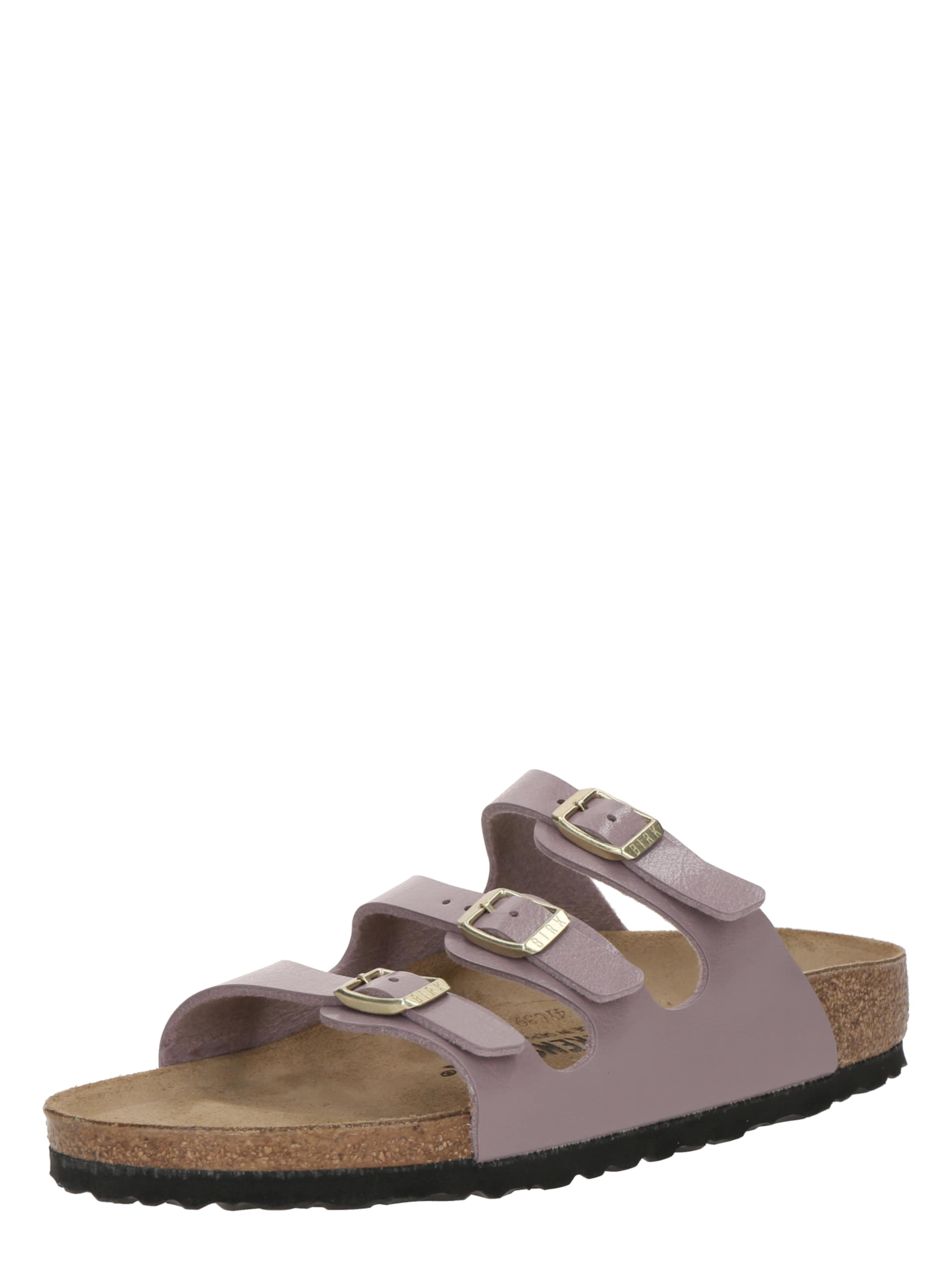 lillā BIRKENSTOCK Ādas čības 'Florida': no priekšpuses