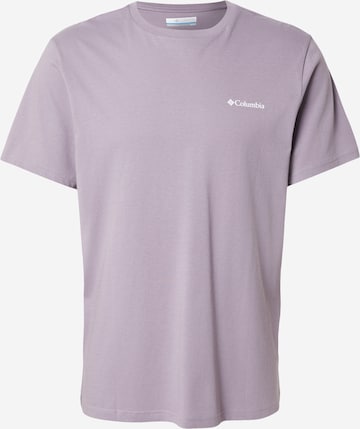 T-Shirt 'CSC™' COLUMBIA en violet : devant