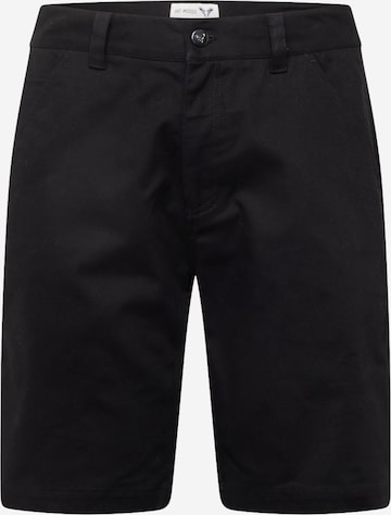 Regular Pantalon chino 'Nero Utility' Fat Moose en noir : devant