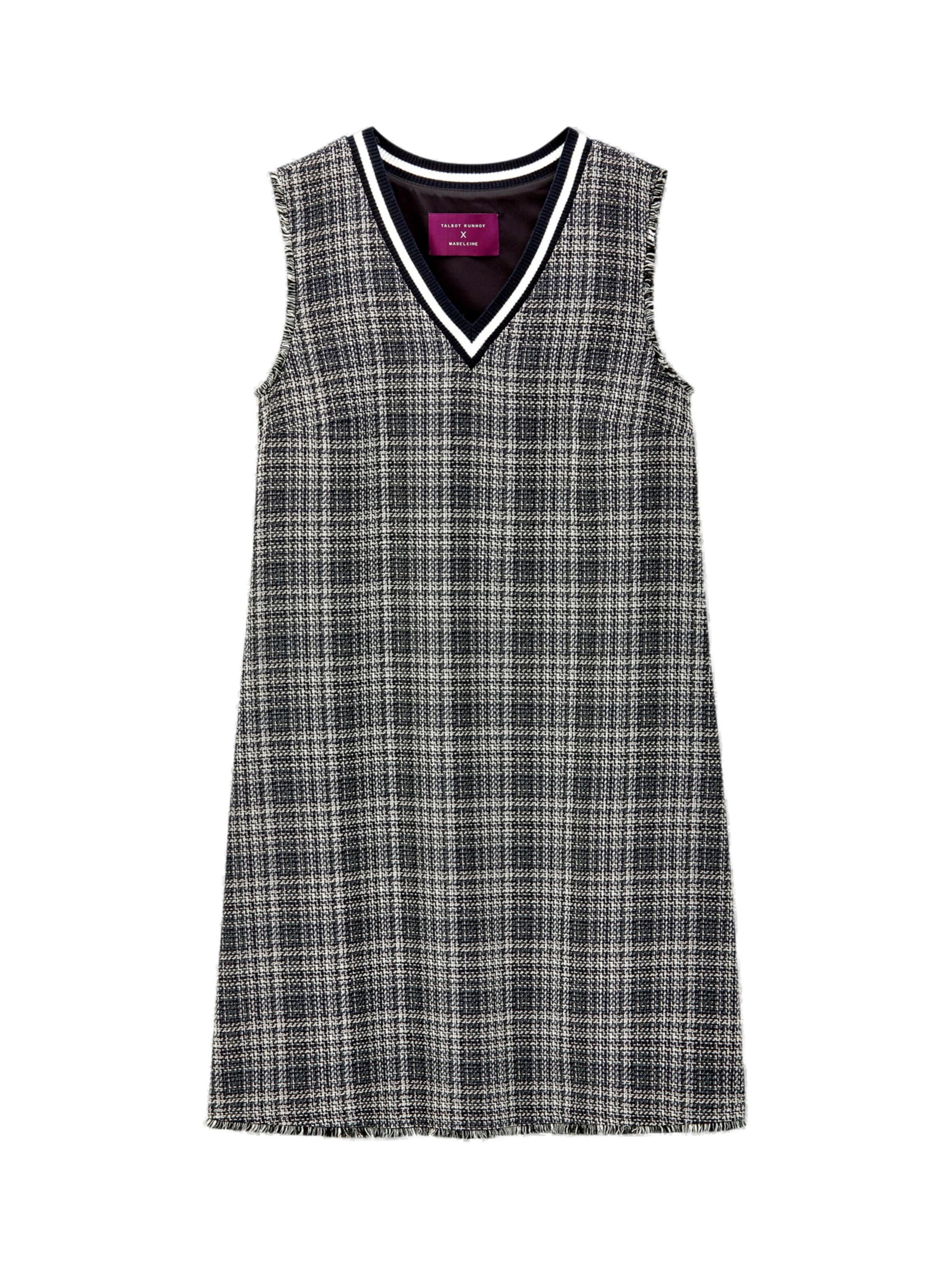 MADELEINE Jurk in Blauw: voorkant