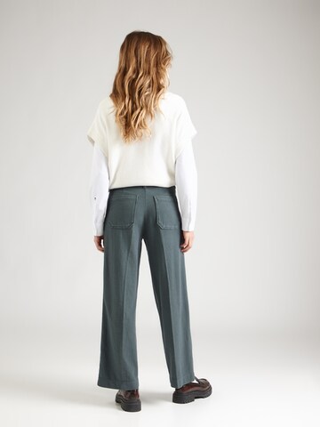 žalia sessun Plačios klešnės Kelnės su kantu 'HENDRICK'