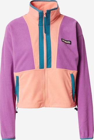 COLUMBIA - Chaqueta polar funcional 'Backbowl II' en lila: frente