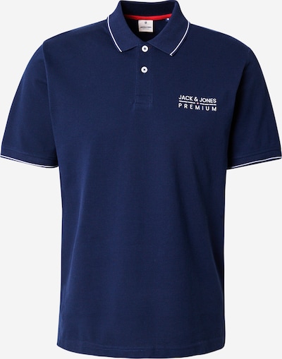 Jack & Jones Premium Majica 'JPRBLUATLAS' u mornarsko plava / bijela, Pregled proizvoda