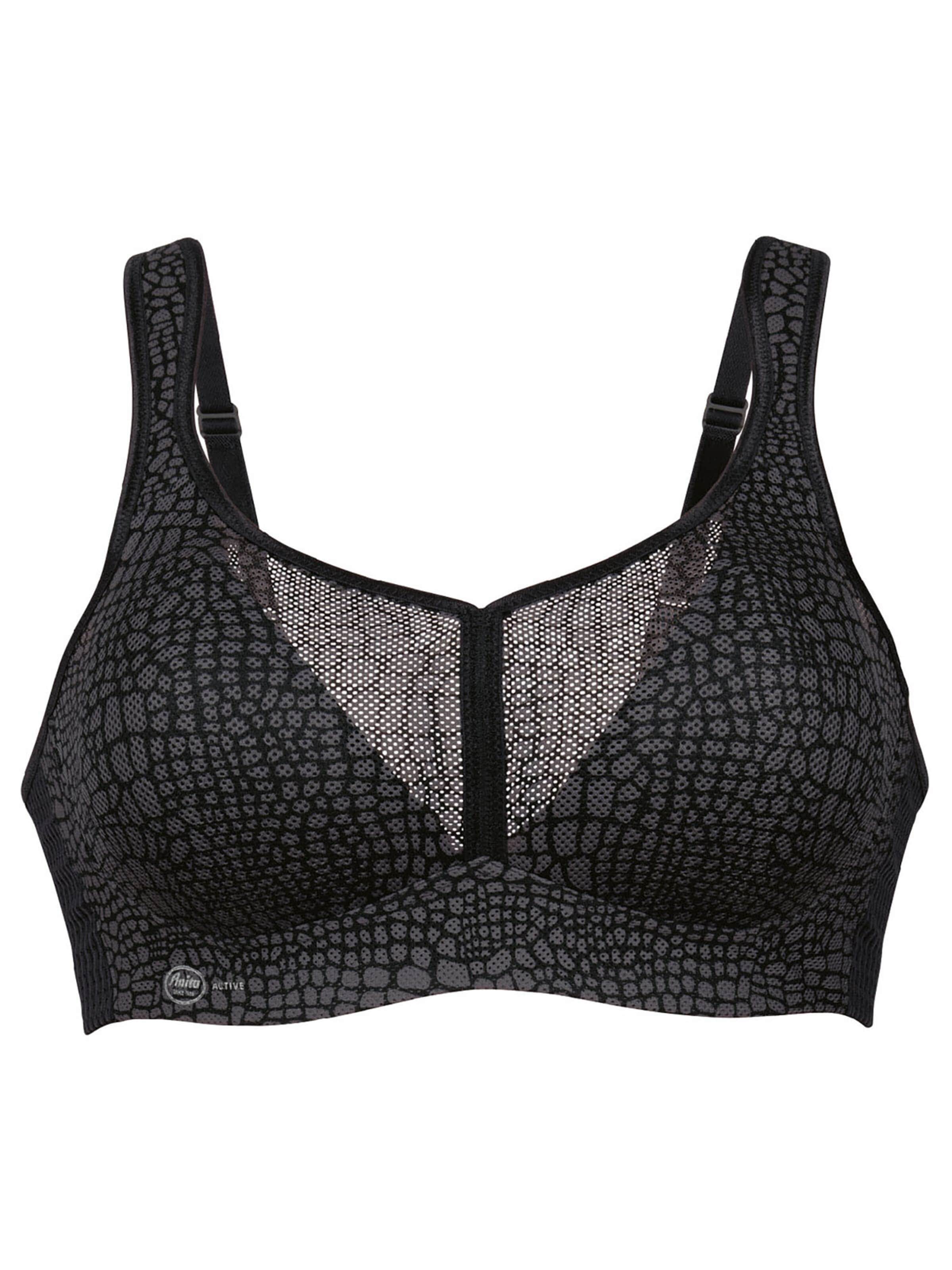 ANITA Bra 'air control DeltaPad' in Black: front