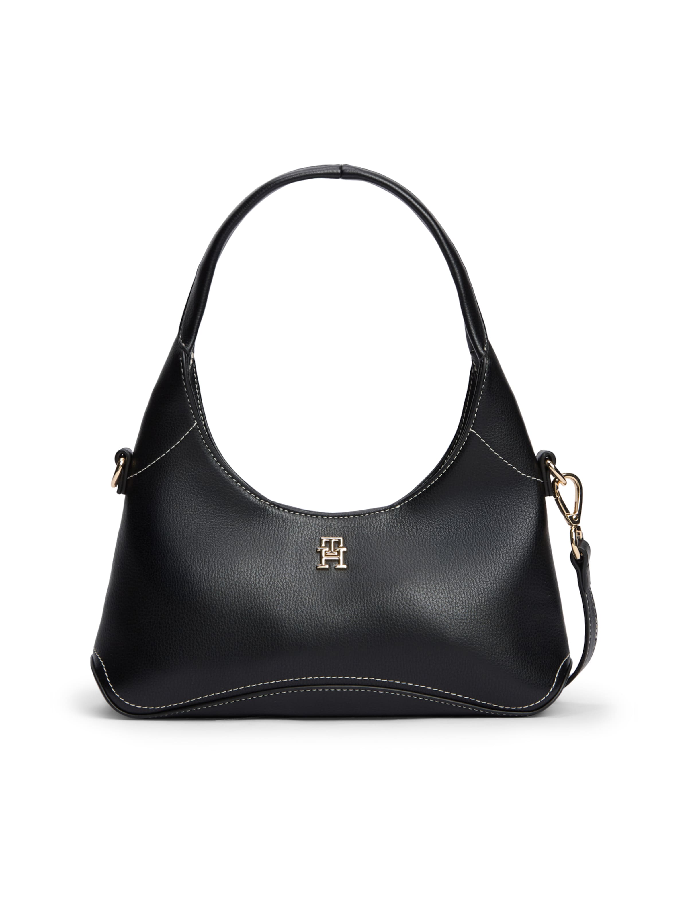 TOMMY HILFIGER Ročna torbica | črna barva: sprednja stran