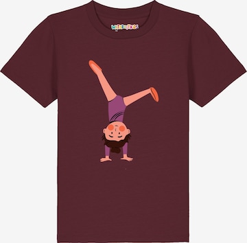 T-Shirt 'Turnen' watabout.kids en rouge : devant