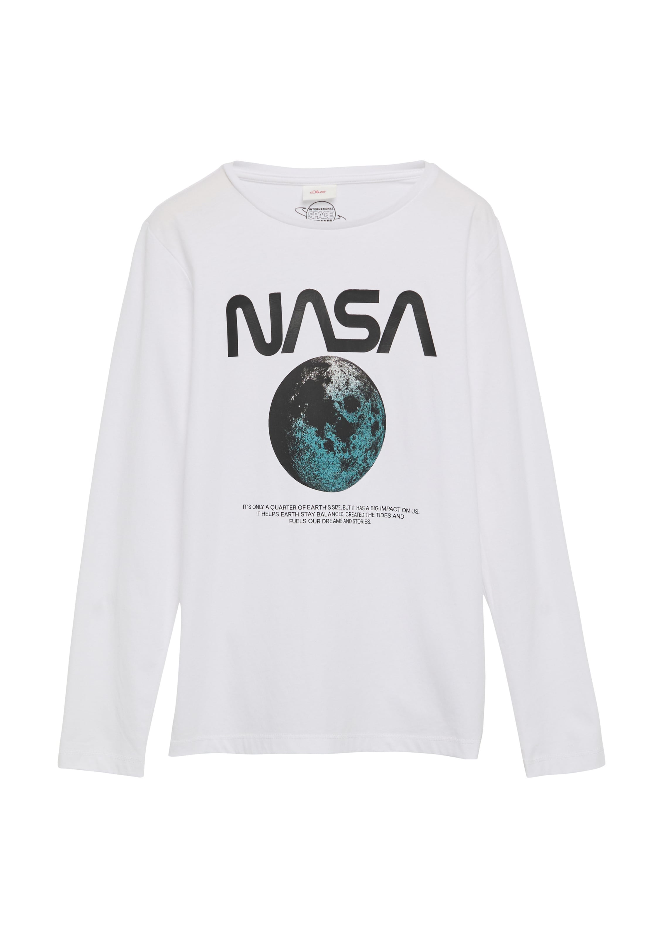 T-Shirt s.Oliver en blanc : devant