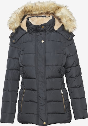 juoda KOROSHI Žieminė striukė: priekis