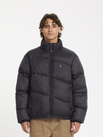 Veste mi-saison Volcom en noir : devant