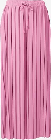 ABOUT YOU Wide leg Broek 'Caren' in Roze: voorkant