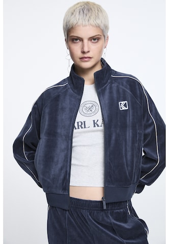 Karl Kani - Chaqueta de chándal en azul: frente