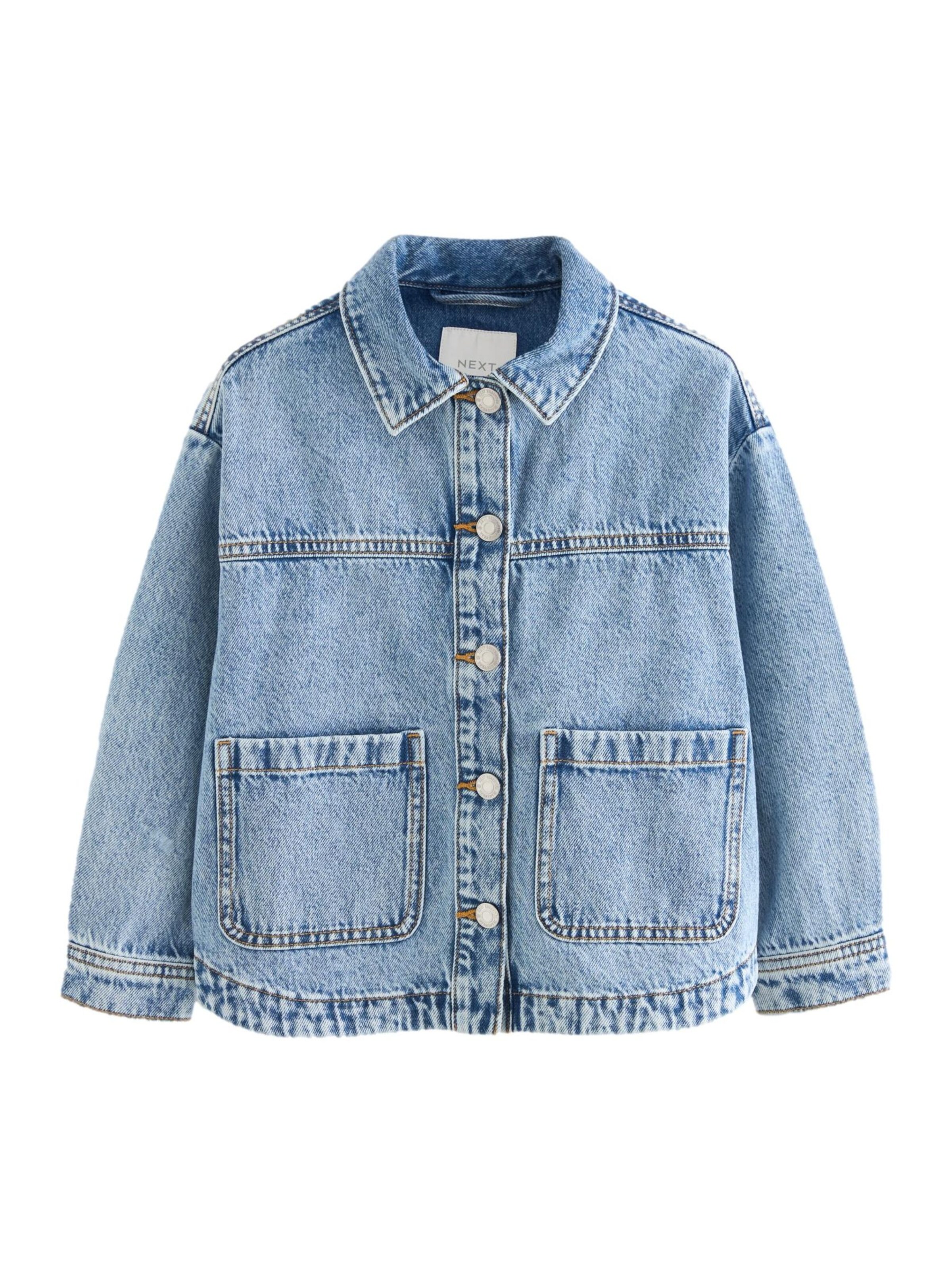 Next Overgangsjakke i blå: forside