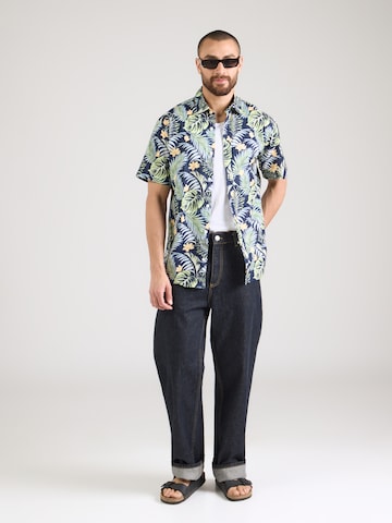 JJ Rebel Regular fit Srajca 'JREBRUSSEL' | modra barva