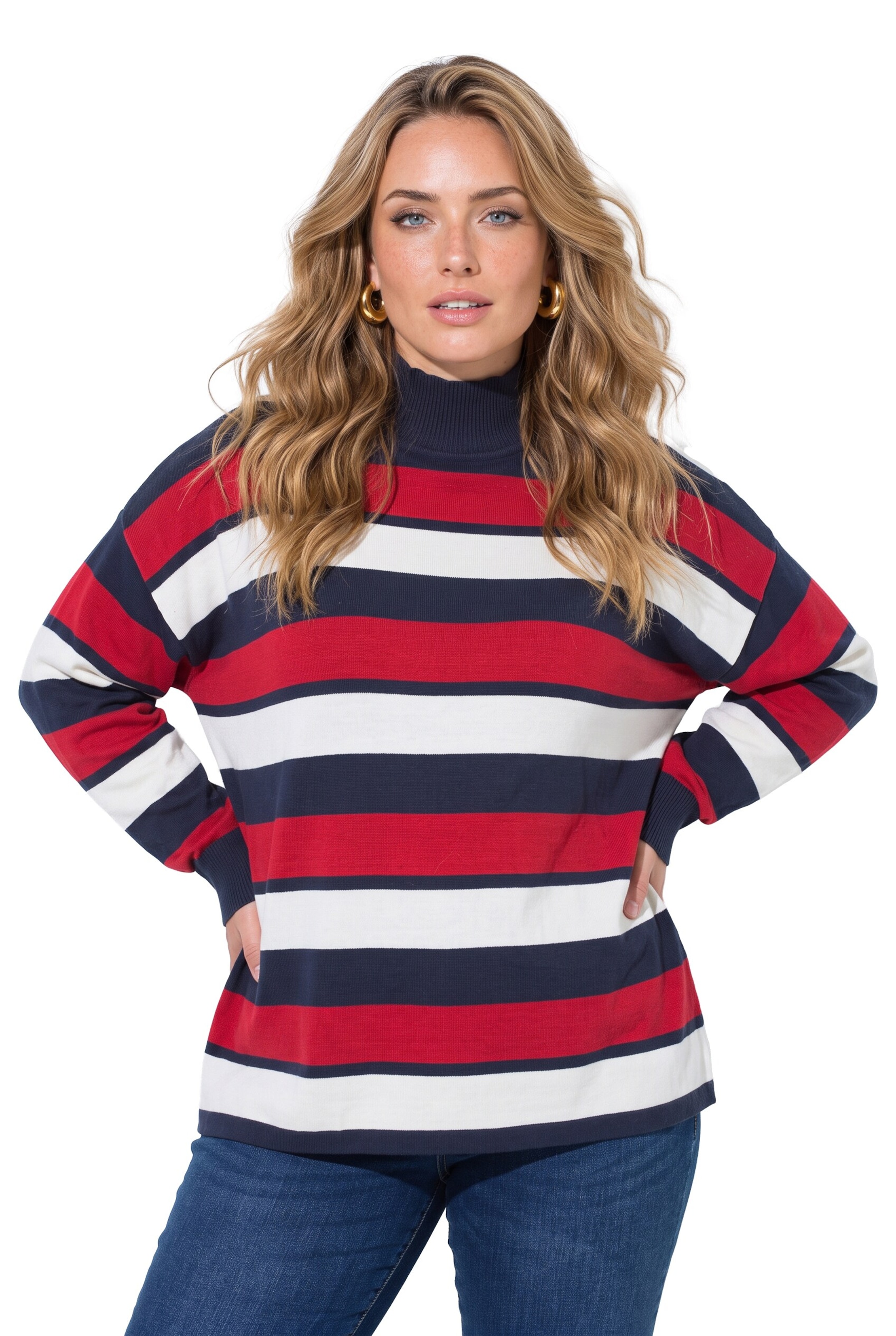 MIAMODA Trui in Rood: voorkant