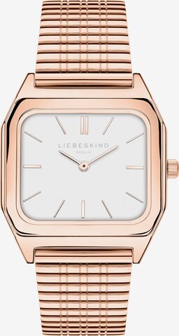 Liebeskind Berlin - Reloj analógico en oro: frente