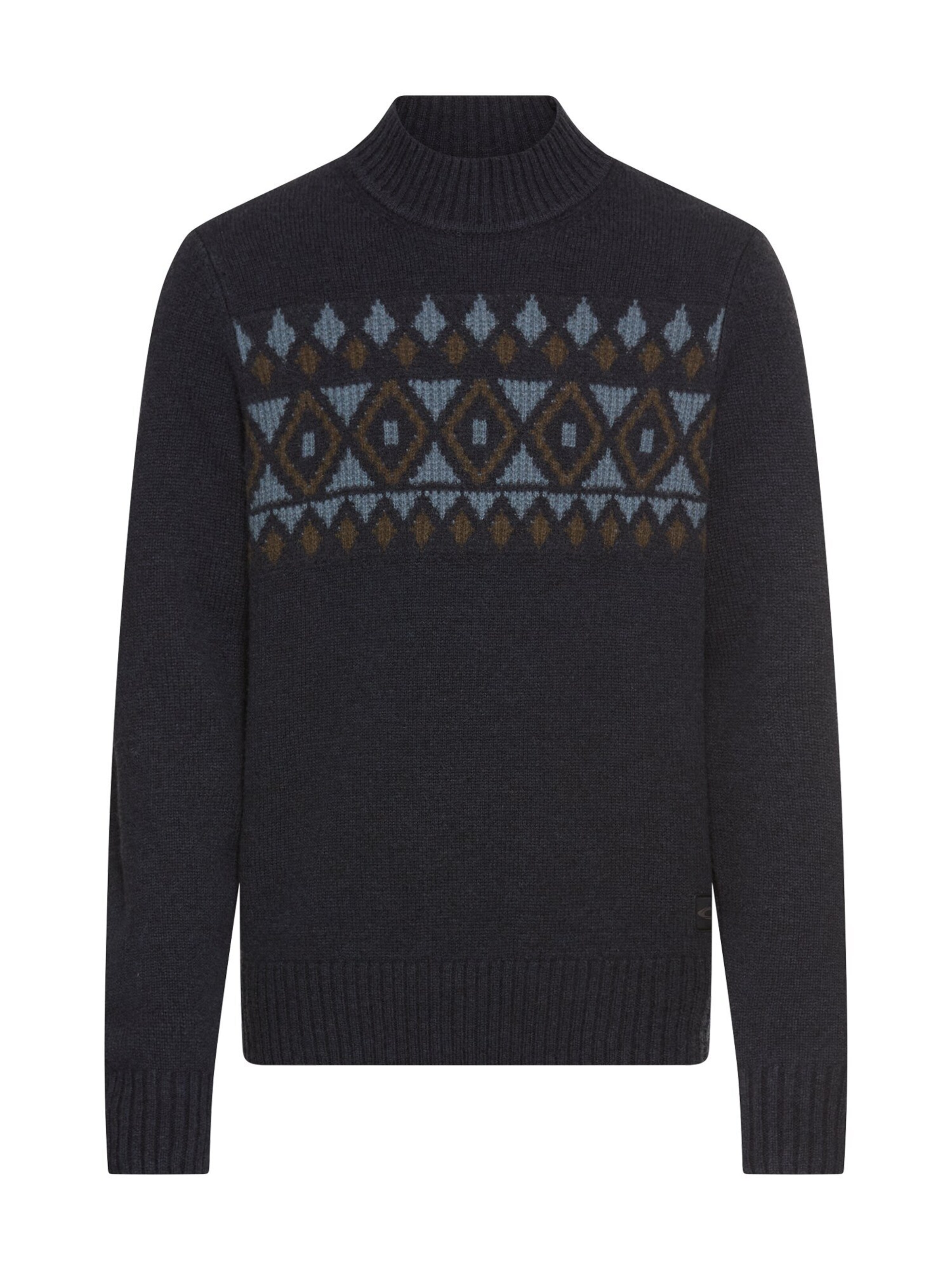 CAMEL ACTIVE Pullover aus reiner Wolle in Blau: Vorderseite