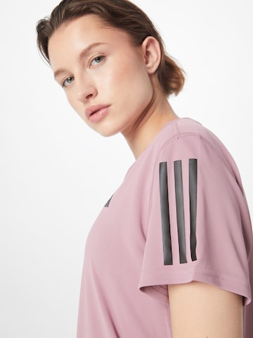 ADIDAS PERFORMANCE Functioneel shirt 'Own The Run' in Lila