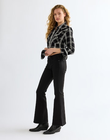 évasé Jean 'MONTANA' WRANGLER en noir