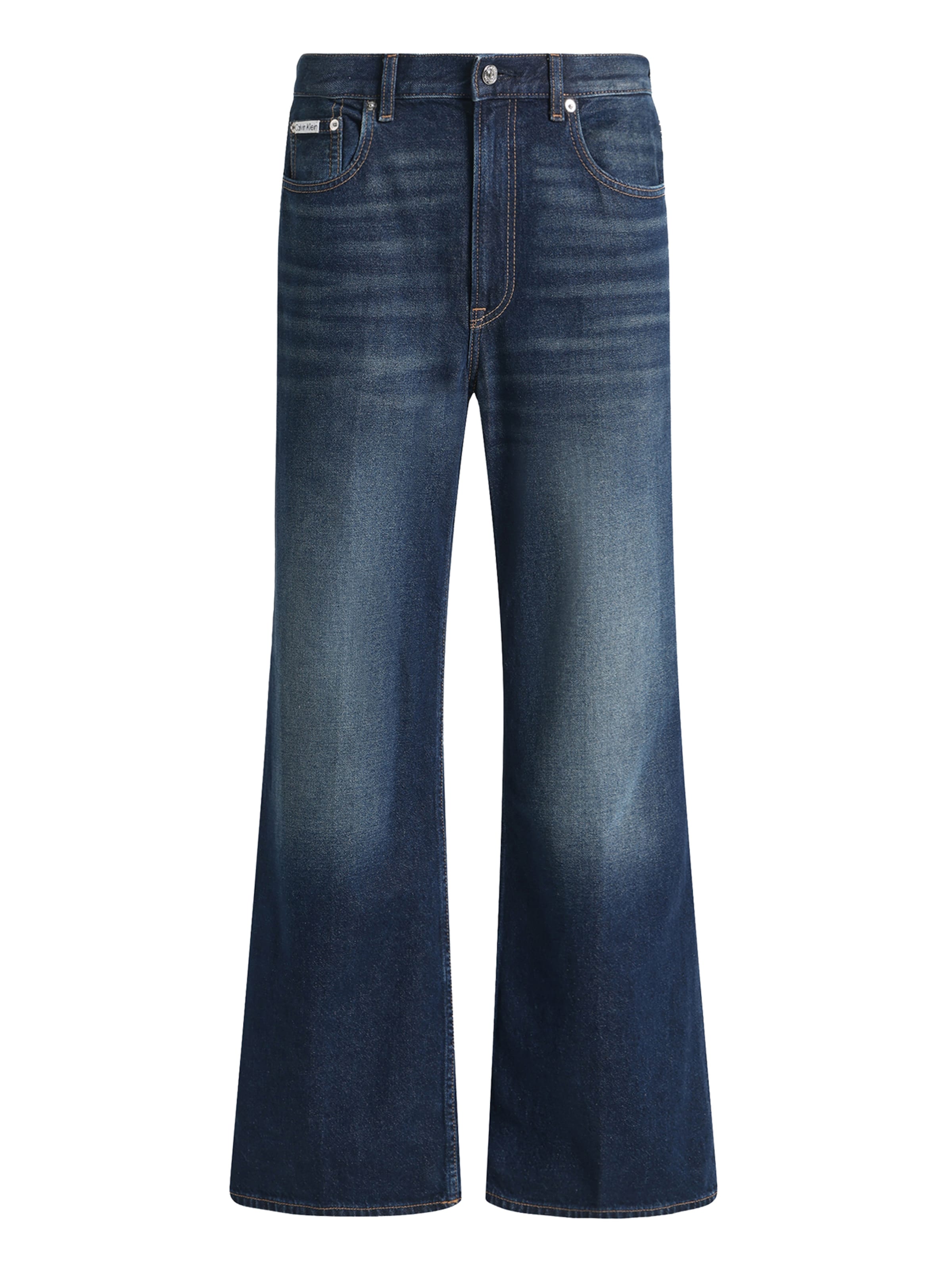 Calvin Klein Jeans Wide Leg Farkut 'CHELSEA' värissä sininen: etupuoli